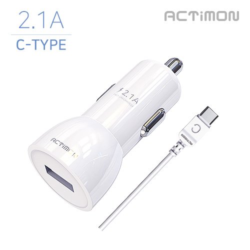 차량용 충전기 USB1구 2.1A(C-TYPE)MON-CC1-211-CP